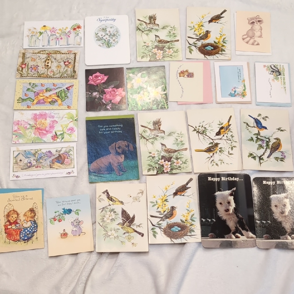 Vintage Lot 83 All Occasion Cards Day Spring Gibson Sunshine A Select Card